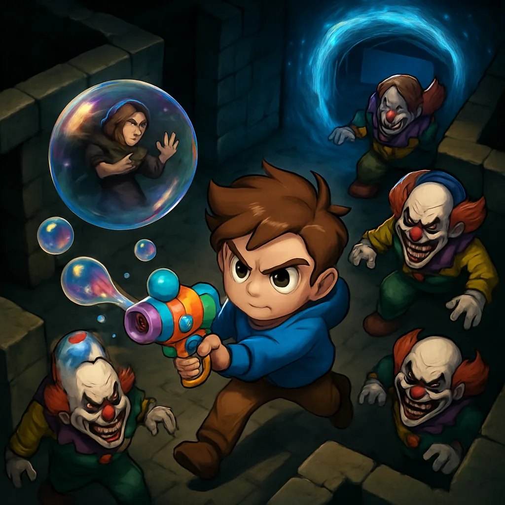 Clown Maze Escape | Astrocade